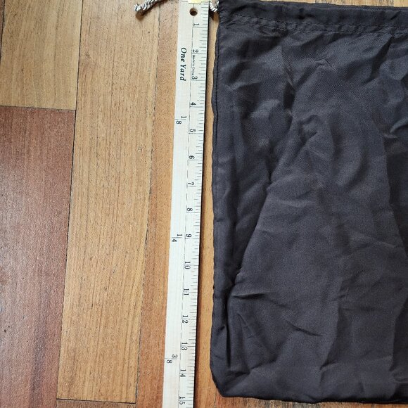 Coach Brown Silk Drawstring Dust Bag 15 x 19 - Picture 6 of 15